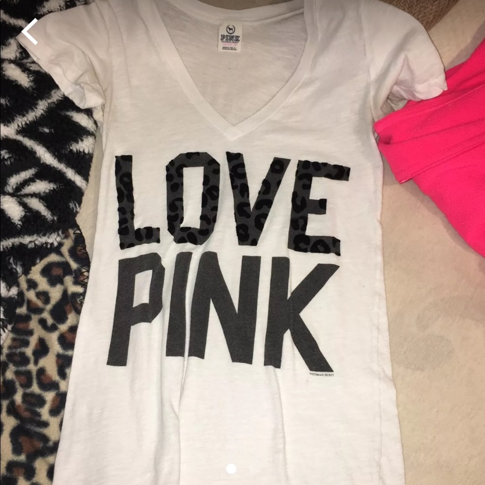 Victoria’s Secret pink shirt